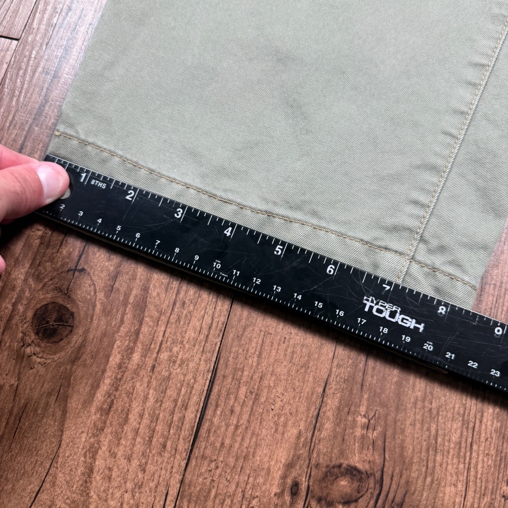 Wallace & Barnes Officer Chino Pant Mens 32x32 Sage Green Field Cotton Trousers - Picture 10 of 13